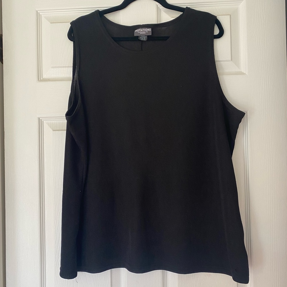 Notations Clothing Co., Black Tank Top